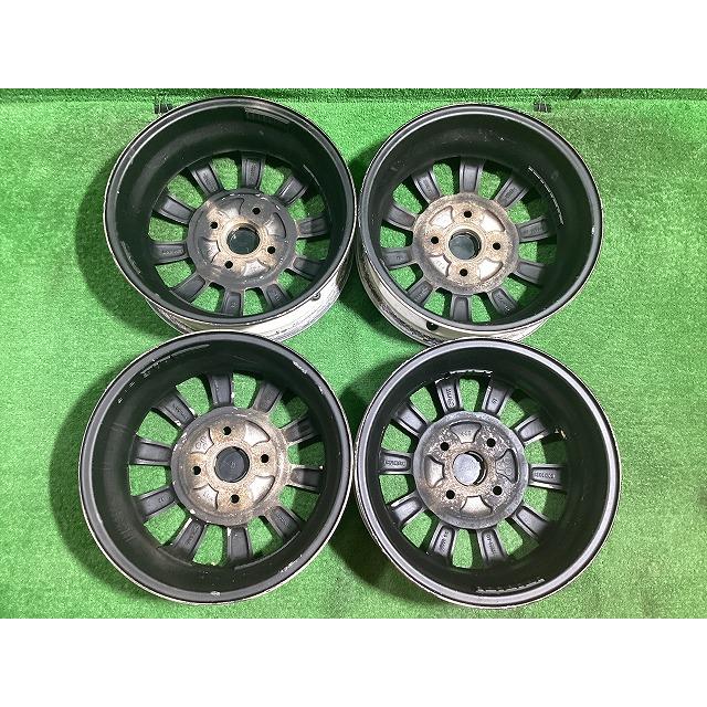 スズキ ラパン純正 13インチ 4本 美品！ スズキ ラパン純正 13インチシルバーホイール 4本送料込み