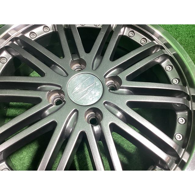 S-HOLD 15インチ ×5J +45 4穴 PCD100 アルミホイール4本 BADX S-HOLD 15インチアルミホイール 5J ＋45 4H PCD100 4本セット B0