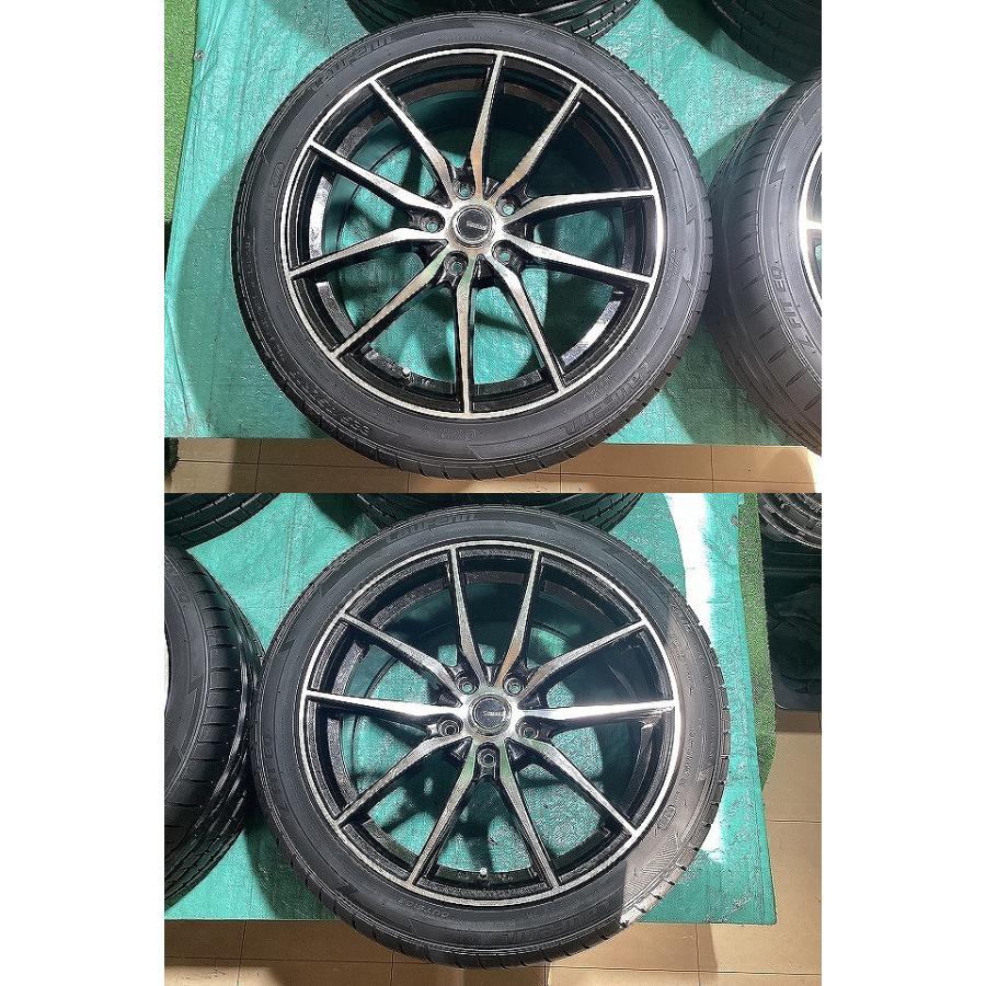 ホットスタッフ 18x7.5JJ +55 5H PCD114.3 ラウフェン 225/45ZR18 24年