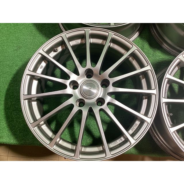 社外ホイール4本セット　ブリヂストン エコフォルム 　17×7J　+45　5穴 ECO FORME ブリヂストン ECO FORME 17インチアルミホイール 7J ＋38 5H