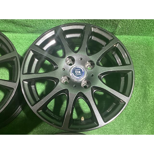 阿部商会 LA STRADA TIRADO Eta 14インチアルミホイール 5.5J ＋40 4H PCD100 4本セット H3-3 EMの画像