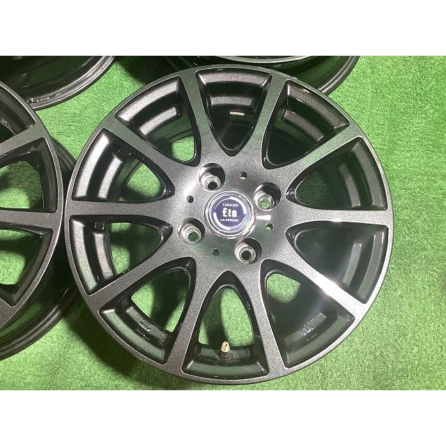 阿部商会 LA STRADA TIRADO Eta 14インチアルミホイール 5.5J ＋40 4H PCD100 4本セット H3-3 EMの画像