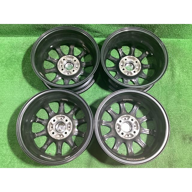 阿部商会 LA STRADA TIRADO Eta 14インチアルミホイール 5.5J ＋40 4H PCD100 4本セット H3-3 EMの画像