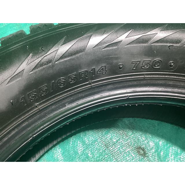 ブリザック VRX2 BS 155/65R14 2022年製 冬タイヤ スタッドレスタイヤ 