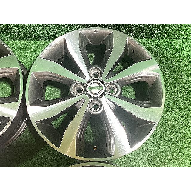 ニッサン純正 B21Aデイズルークス 15インチアルミホイール 4.5J ＋46 4H PCD100 4本セット L3-2 EMの画像