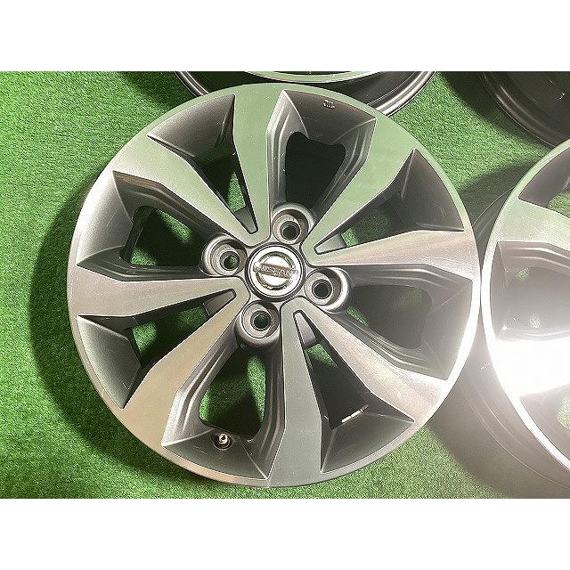 ニッサン純正 B21Aデイズルークス 15インチアルミホイール 4.5J ＋46 4H PCD100 4本セット L3-2 EMの画像