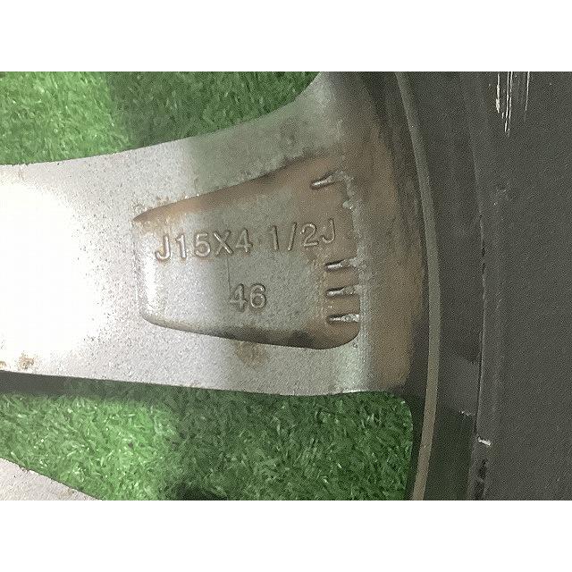 ニッサン純正 B21Aデイズルークス 15インチアルミホイール 4.5J ＋46 4H PCD100 4本セット L3-2 EMの画像