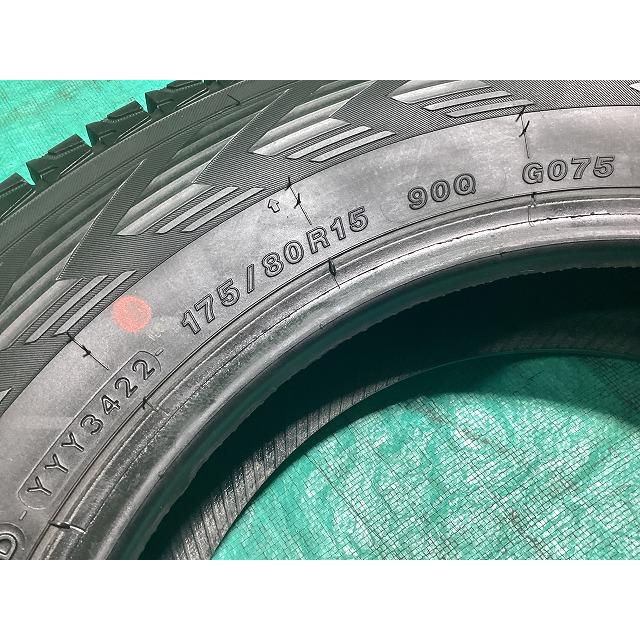 アイスガード SUV G075 YOKOHAMA ヨコハマ G075 175/80R15 2022年製 冬