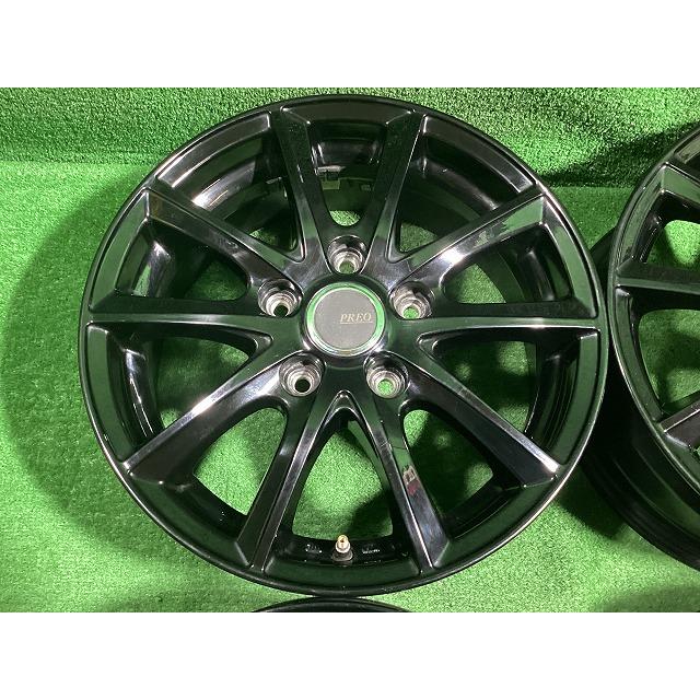 ブリヂストン PREO 15インチアルミホイール 6J ＋53 5H PCD114.3 4本 
