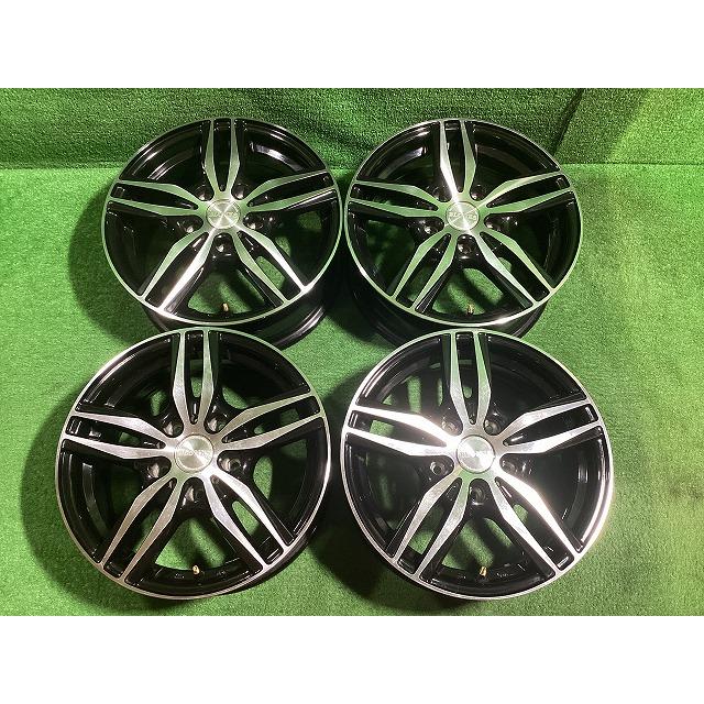 トレジャーワン 15インチアルミホイール 6J ＋43 5H PCD114.3 4本