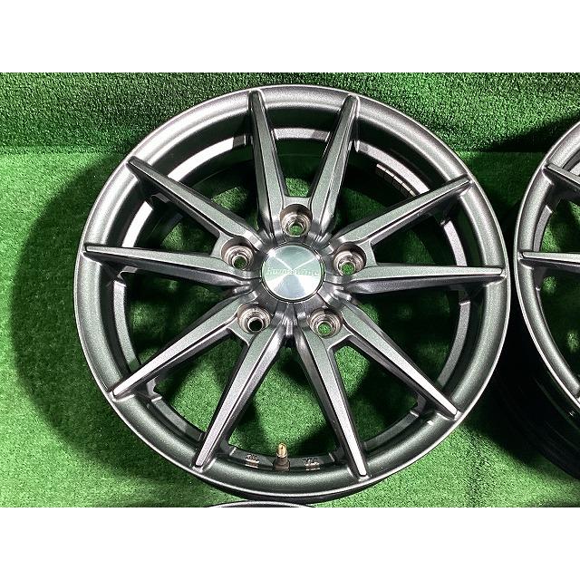 トレジャーワンカンパニー 15インチアルミホイール 6J ＋53 5H PCD114.3 4本セット G2-4 EMの画像