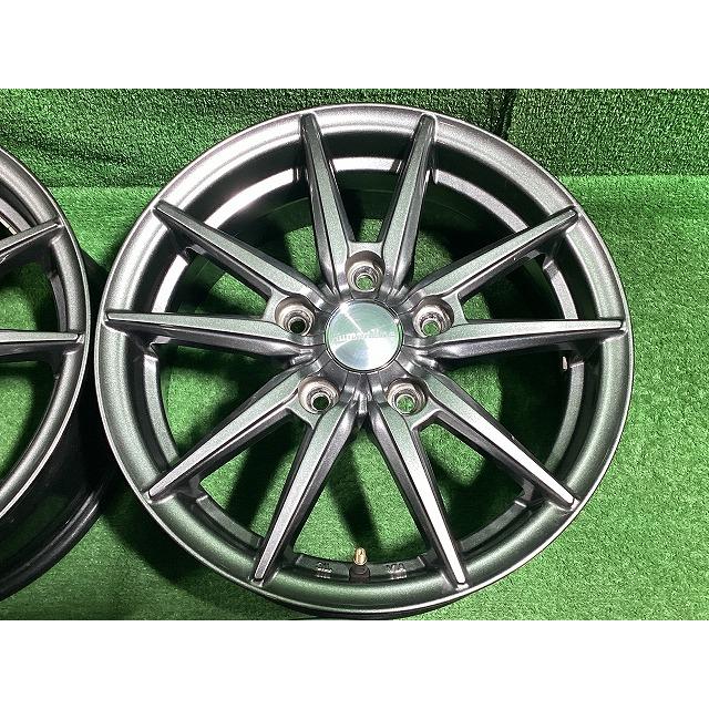 トレジャーワンカンパニー 15インチアルミホイール 6J ＋53 5H PCD114.3 4本セット G2-4 EMの画像