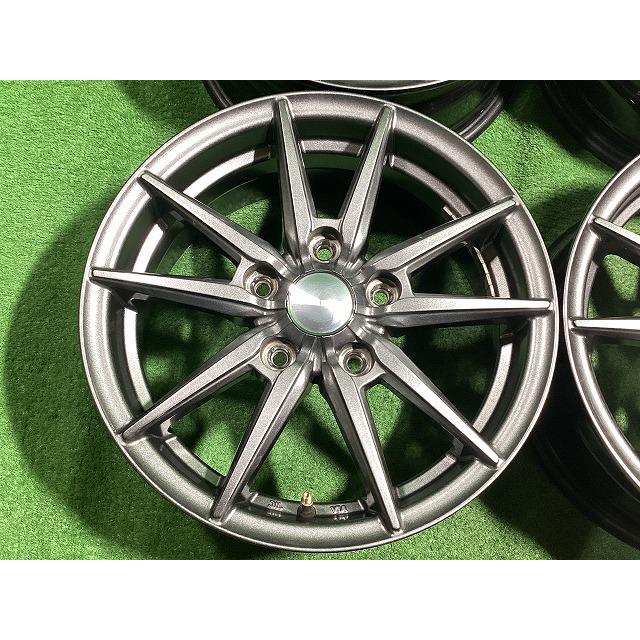 トレジャーワンカンパニー 15インチアルミホイール 6J ＋53 5H PCD114.3 4本セット G2-4 EMの画像