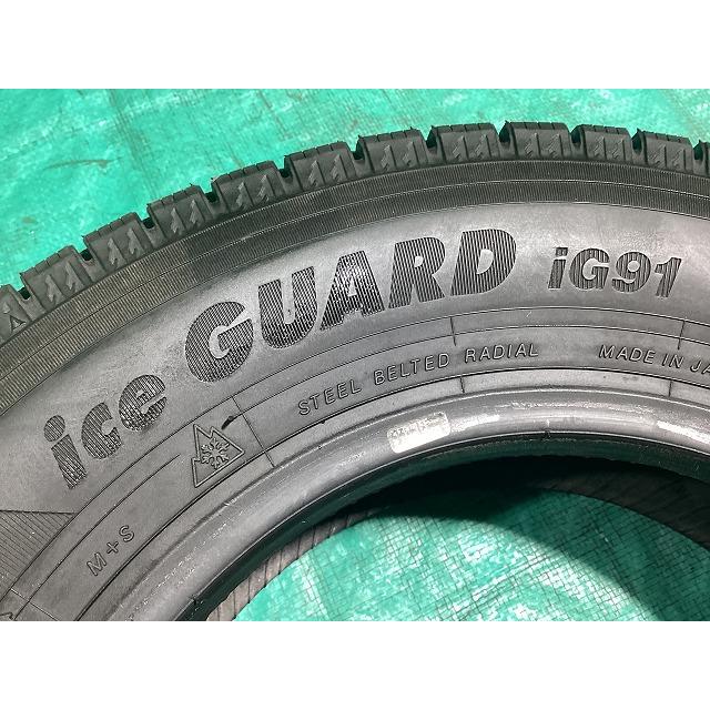 アイスガード iG91 YOKOHAMA 145/80R12 80/78N LT 2021年製 冬タイヤ