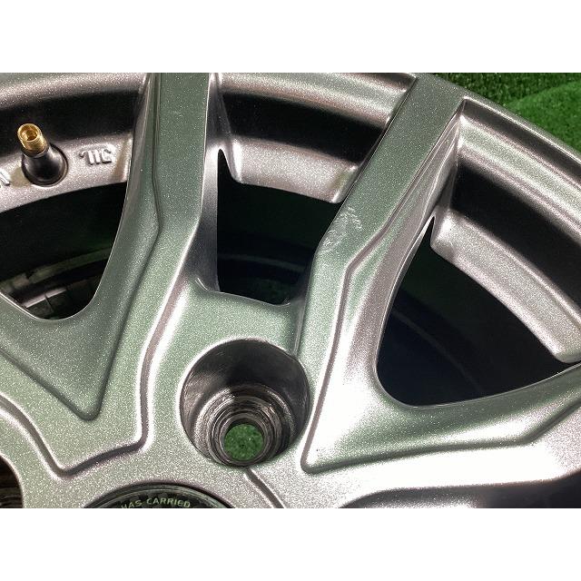 レアマイスター エルベVスポーク 14インチアルミホイール 5.5J ＋38 4H PCD100 4本セット I0-4 EMの画像