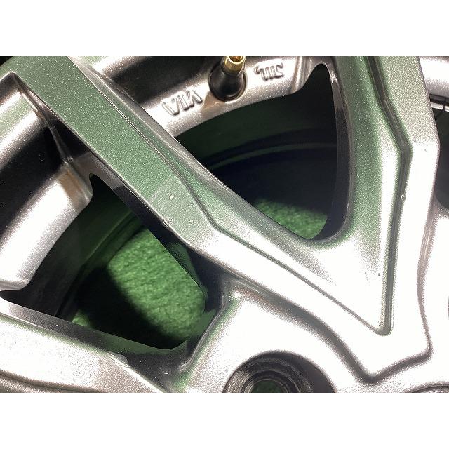 レアマイスター エルベVスポーク 14インチアルミホイール 5.5J ＋38 4H PCD100 4本セット I0-4 EMの画像