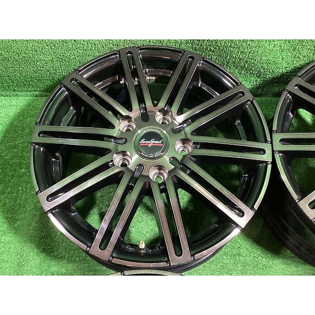 マナレイ ユーロスピード 15インチアルミホイール 6J ＋52 5H PCD114.3 4本セット G0-4 GSの画像