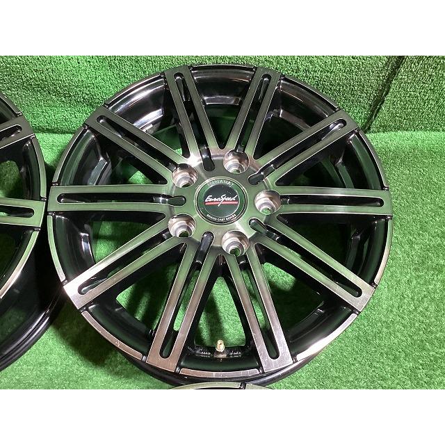 マナレイ ユーロスピード 15インチアルミホイール 6J ＋52 5H PCD114.3 4本セット G0-4 GSの画像