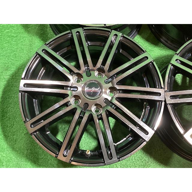 マナレイ ユーロスピード 15インチアルミホイール 6J ＋52 5H PCD114.3 4本セット G0-4 GSの画像