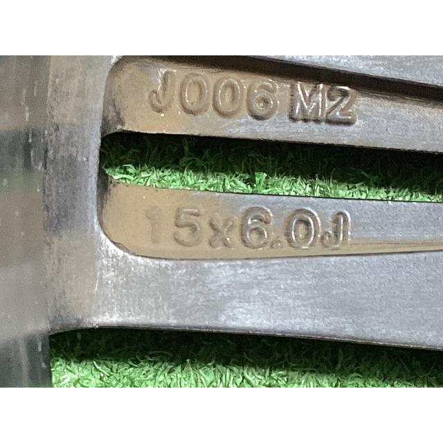 マナレイ ユーロスピード 15インチアルミホイール 6J ＋52 5H PCD114.3 4本セット G0-4 GSの画像