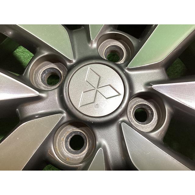 ミツビシ純正 B11A ekスペースカスタム 15インチアルミホイール 4.5J ＋46 4H PCD100 4本セット L2-4 GSの画像