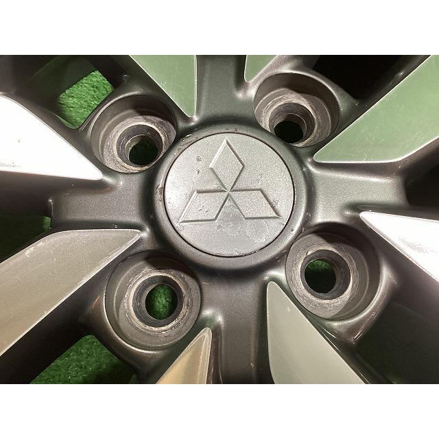 ミツビシ純正 B11A ekスペースカスタム 15インチアルミホイール 4.5J ＋46 4H PCD100 4本セット L2-4 GSの画像