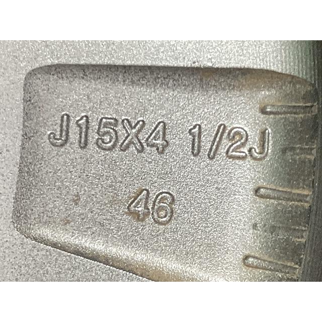 ミツビシ純正 B11A ekスペースカスタム 15インチアルミホイール 4.5J ＋46 4H PCD100 4本セット L2-4 GSの画像