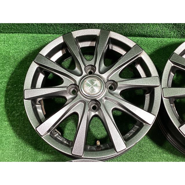 YFC GRASS 13インチアルミホイール 4J ＋42 4H PCD100 4本セット A1-3