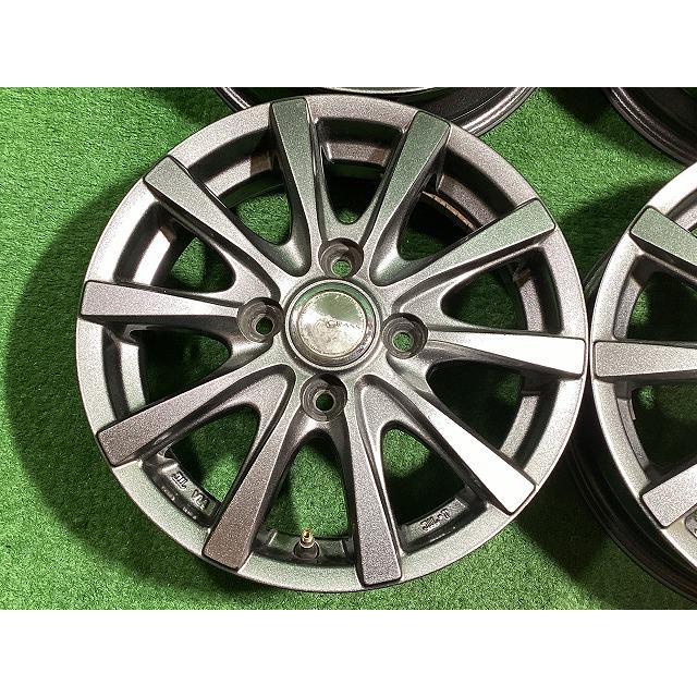 YFC GRASS 13インチアルミホイール 4J ＋42 4H PCD100 4本セット A1-3