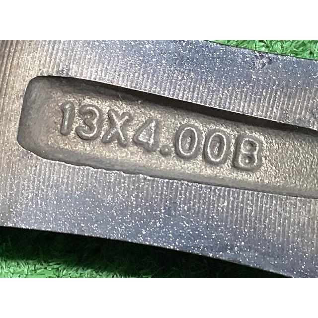 YFC GRASS 13インチアルミホイール 4J ＋42 4H PCD100 4本セット A1-3