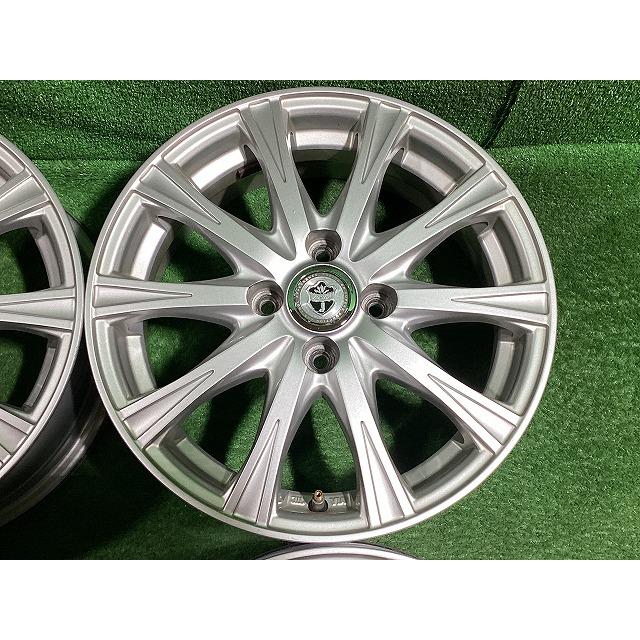 weds ジョーカー 15インチアルミホイール 5.5J ＋42 4H PCD100 4本セット L2-1 GSの画像