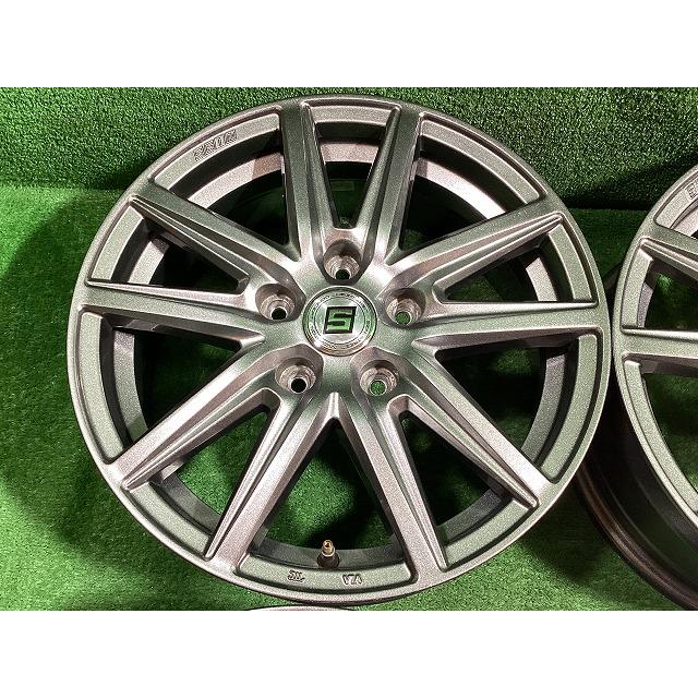 共豊 SEIN SS 16インチアルミホイール 6.5J ＋53 5H PCD114.3 4本セット M4-4  GSの画像