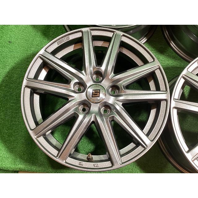 共豊 SEIN SS 16インチアルミホイール 6.5J ＋53 5H PCD114.3 4本セット M4-4  GSの画像