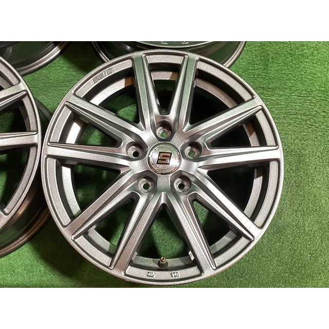共豊 SEIN SS 16インチアルミホイール 6.5J ＋53 5H PCD114.3 4本セット M4-4  GSの画像