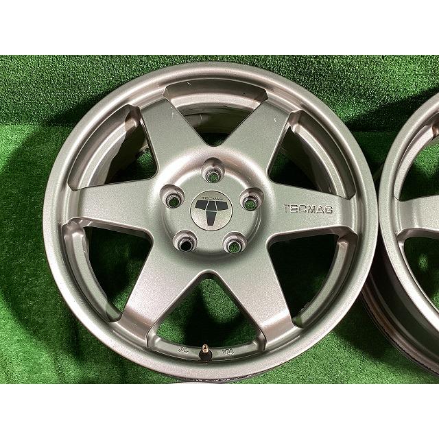 TECMAG Type 206R  16インチアルミホイール 6.5J ＋50 5H PCD112 4本セット 外棚14 GSの画像
