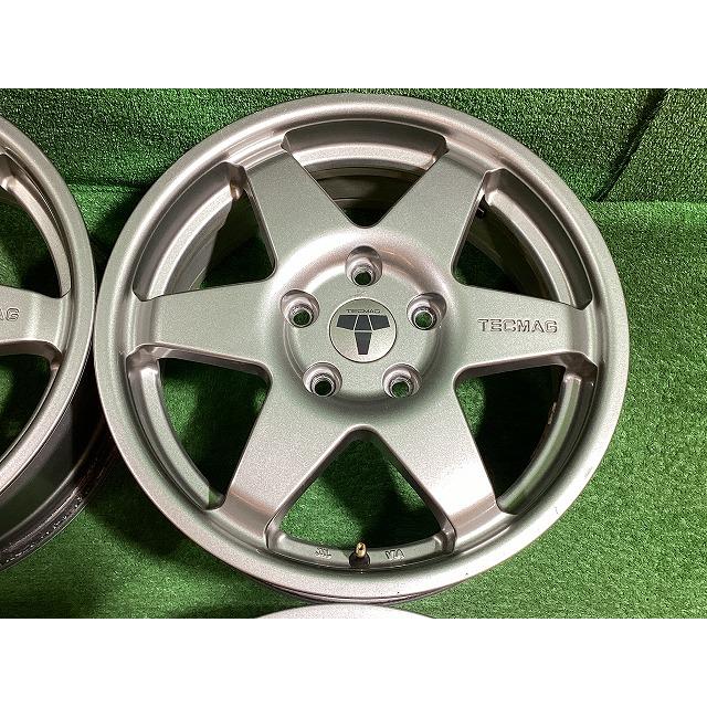 TECMAG Type 206R  16インチアルミホイール 6.5J ＋50 5H PCD112 4本セット 外棚14 GSの画像