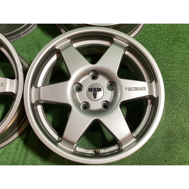 TECMAG Type 206R  16インチアルミホイール 6.5J ＋50 5H PCD112 4本セット 外棚14 GSの画像