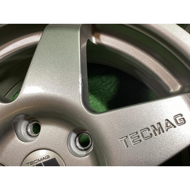 TECMAG Type 206R  16インチアルミホイール 6.5J ＋50 5H PCD112 4本セット 外棚14 GSの画像