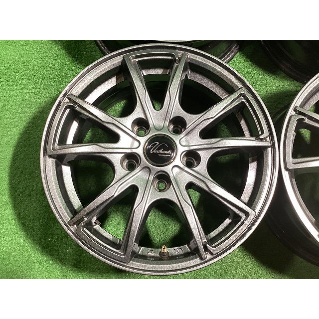 ヴェルザンディ PW-S10 15インチアルミホイール 6J ＋45 5H PCD114.3 4本セット G0-3 GSの画像