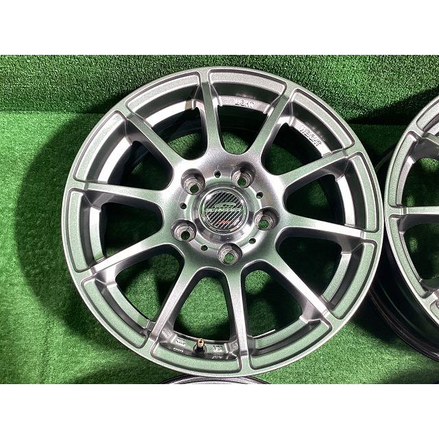 A-TECH シュナイダー 15インチアルミホイール 6J ＋45 5H PCD114.3 4本セット E2-4 GSの画像