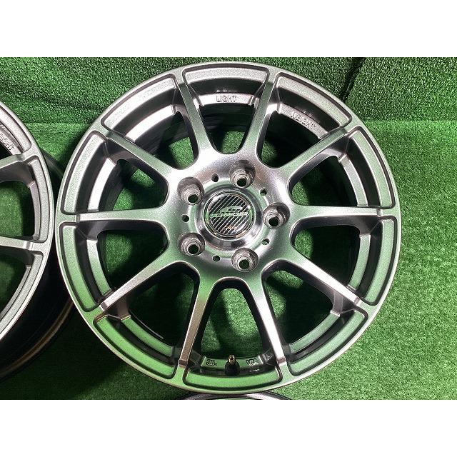 A-TECH シュナイダー 15インチアルミホイール 6J ＋45 5H PCD114.3 4本セット E2-4 GSの画像