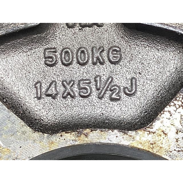 レアマイスター ELBE SW-7 14インチアルミホイール 5.5J ＋47 4H PCD100 4本セット I3-1 GSの画像