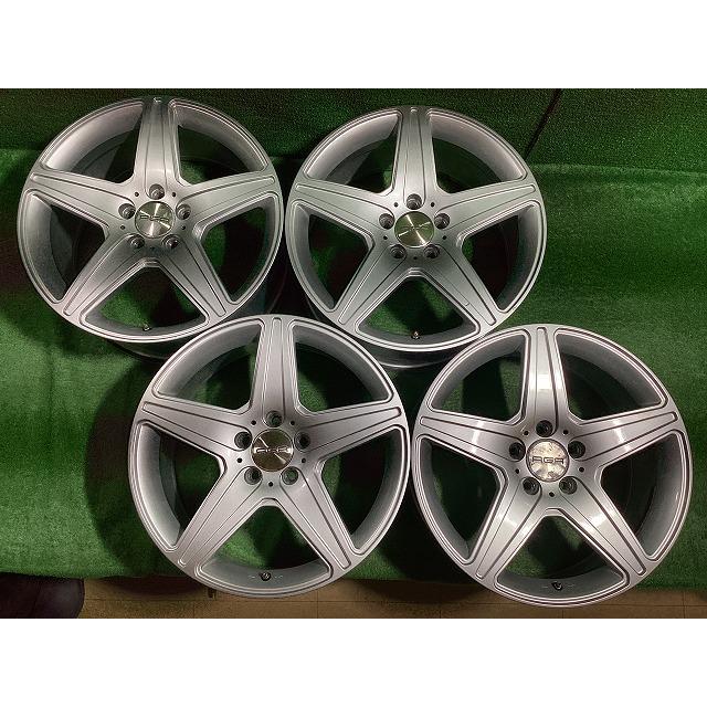 AGA Burg 18インチアルミホイール 8J ＋39 5H PCD112 4本セット 外棚7