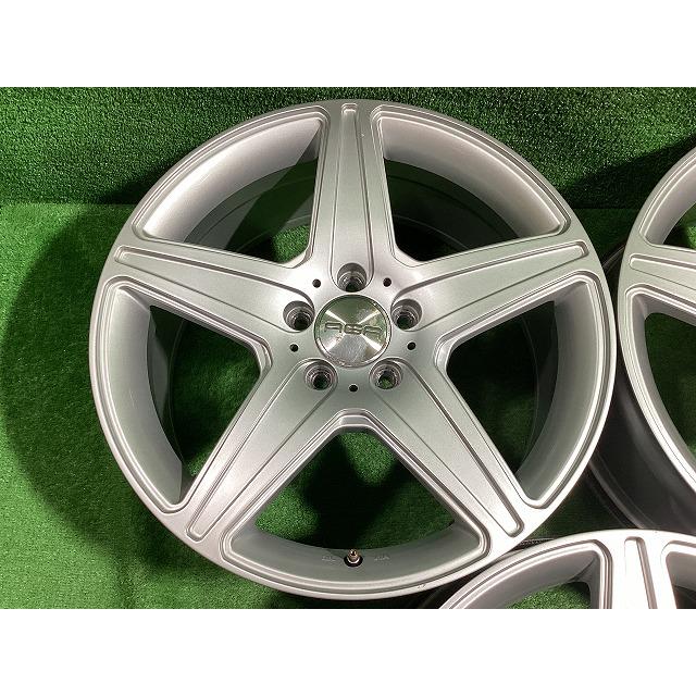 AGA Burg 18インチアルミホイール 8J ＋39 5H PCD112 4本セット 外棚7