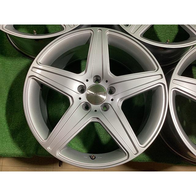 AGA Burg 18インチアルミホイール 8J ＋39 5H PCD112 4本セット 外棚7