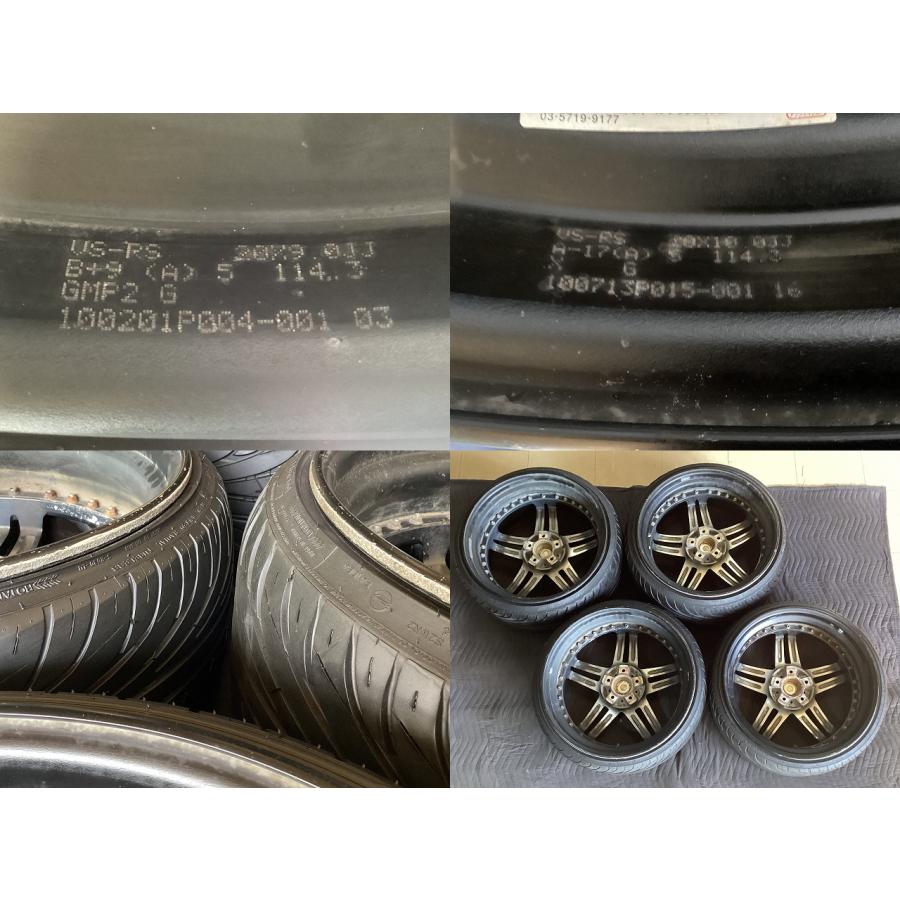 WORK WORK VS-RS 20x9/10JJ +9/-17 5H PCD114.3 ナンカン NS-II 225