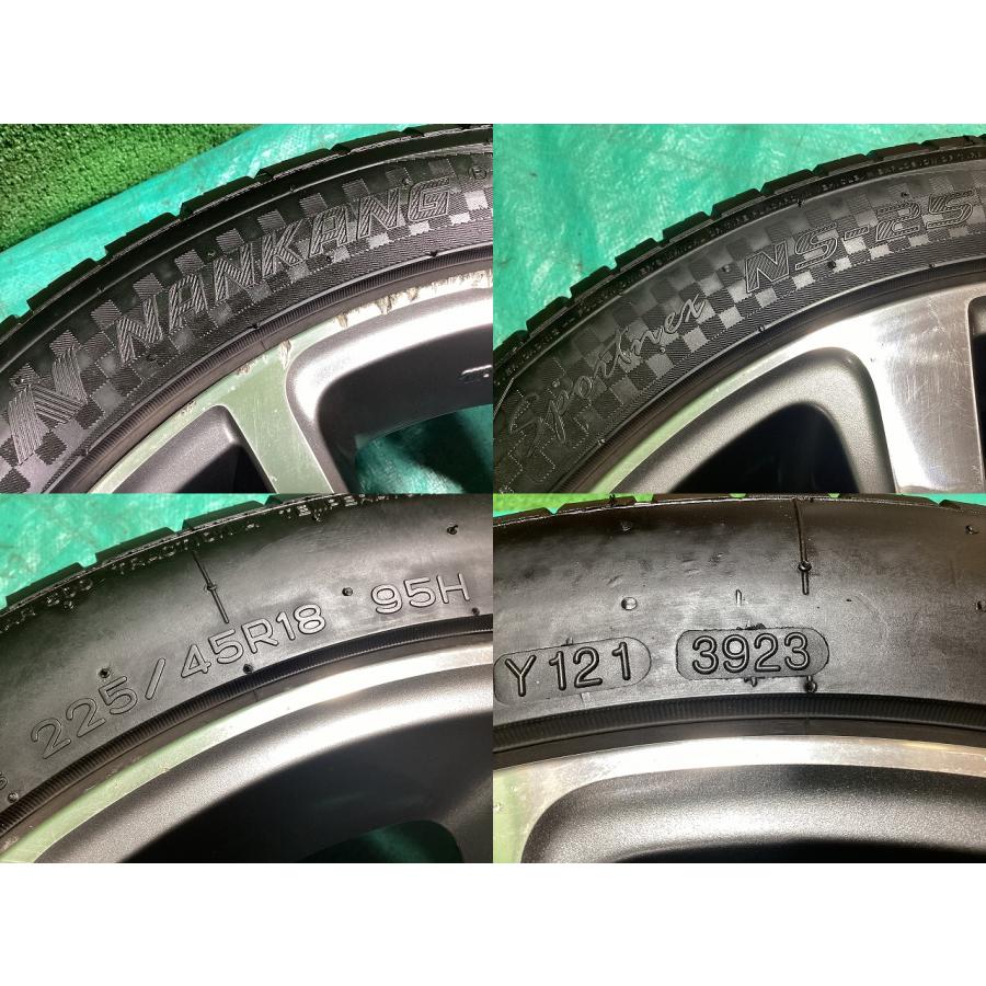 レヴォーグ スバル純正 VM系 18x7.5JJ +55 5H PCD114.3 ナンカン NS-25