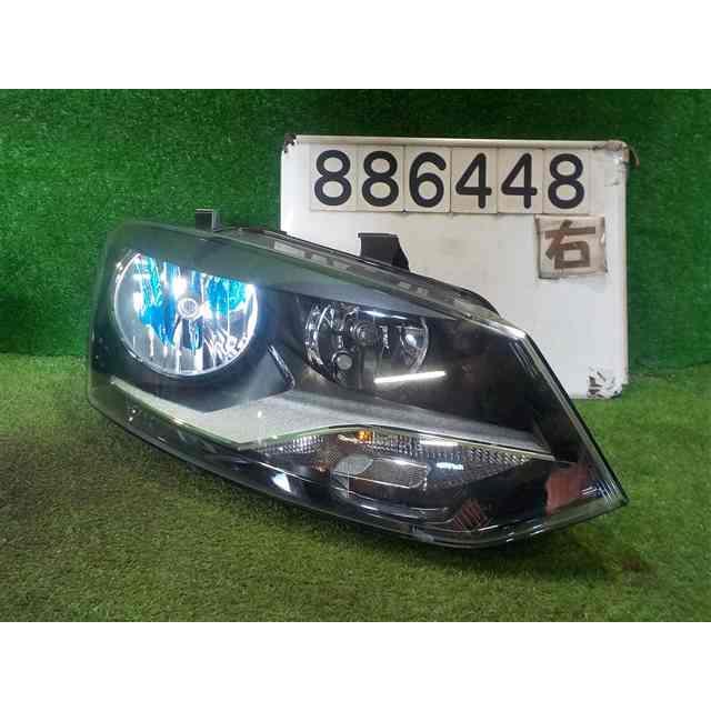 VW ポロ DBA-6RCBZ 右 ヘッドライト ヘッドランプ # 1LE 247 051-04