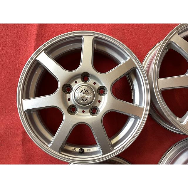 Weds Treffer 15インチアルミホイル R15X 5.0JJ+50 PCD114.3 5穴 a