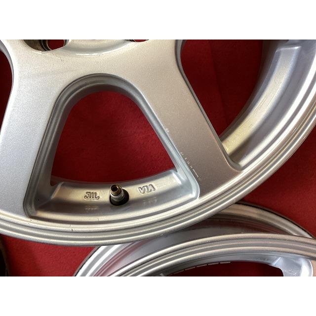 Weds Treffer 15インチアルミホイル R15X 5.0JJ+50 PCD114.3 5穴 a